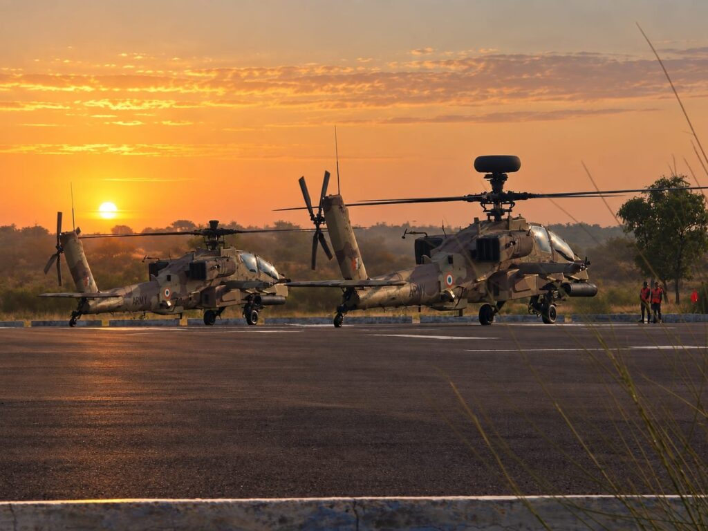 Indian Army AH-64E Apache attack helicopters join US troops in Exercise Yudh Abhyas 2026