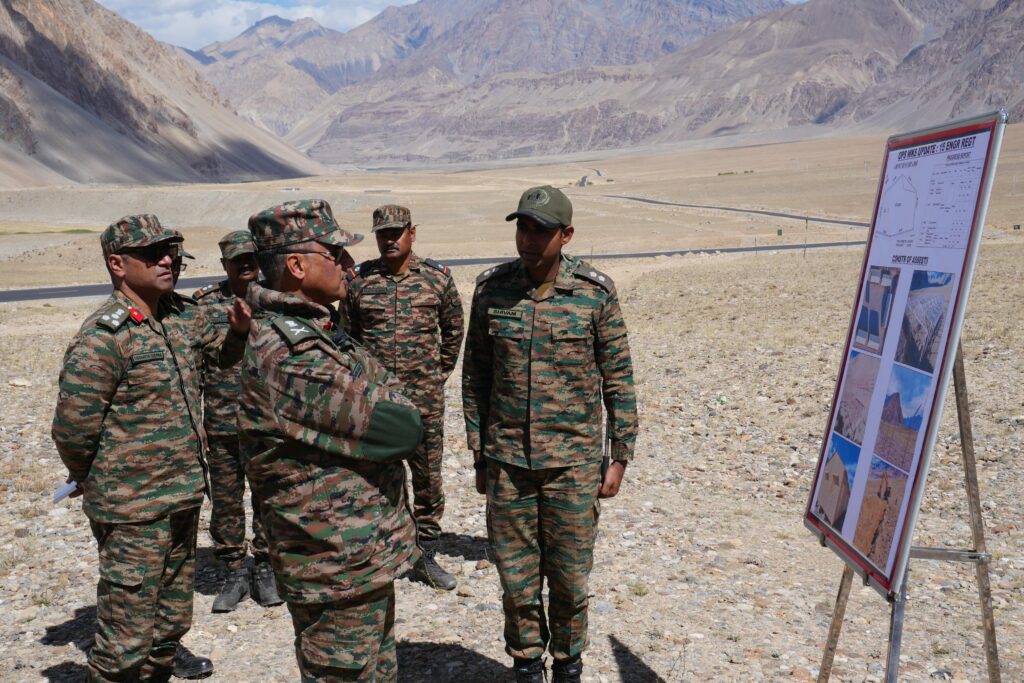 Fire and Fury Corps GoC reviews operational preparedness in Ladakh’s Zanskar Valley