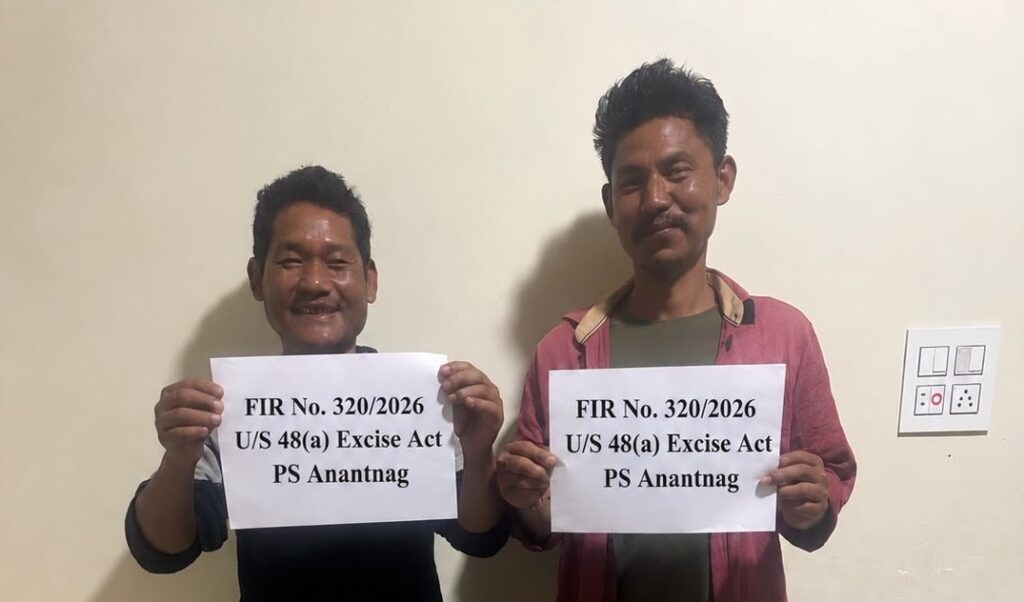 Smiling Faces of Two Liquor-Case Accused Go Viral After J&K Police Post Arrest Photos