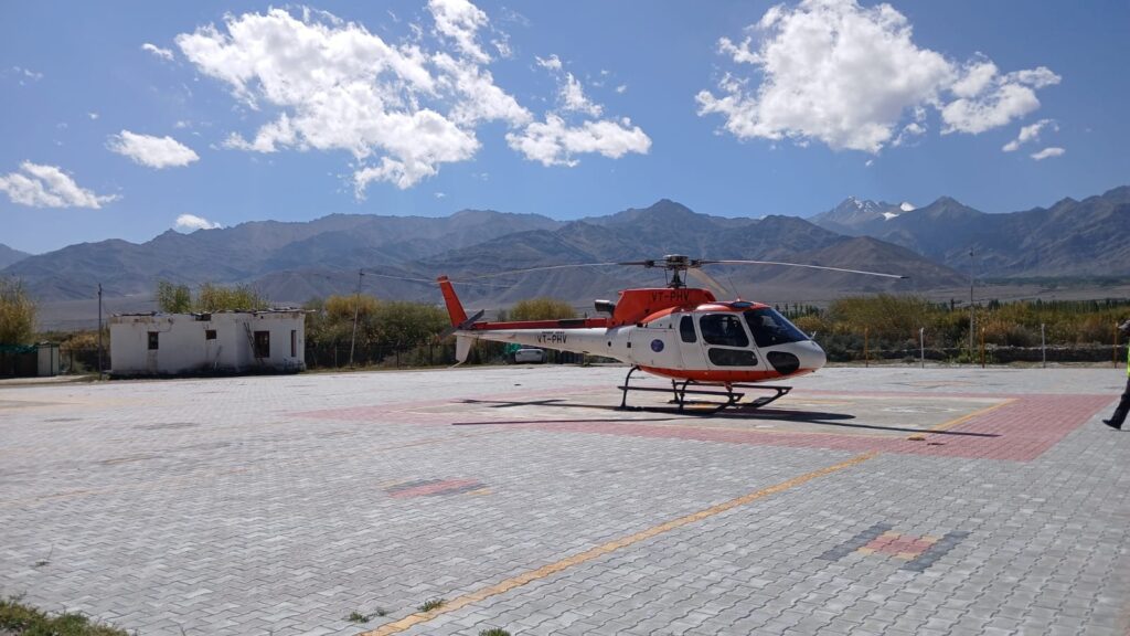 Subsidised Helicopter Services Resume From Leh to Seven Ladakh Destinations