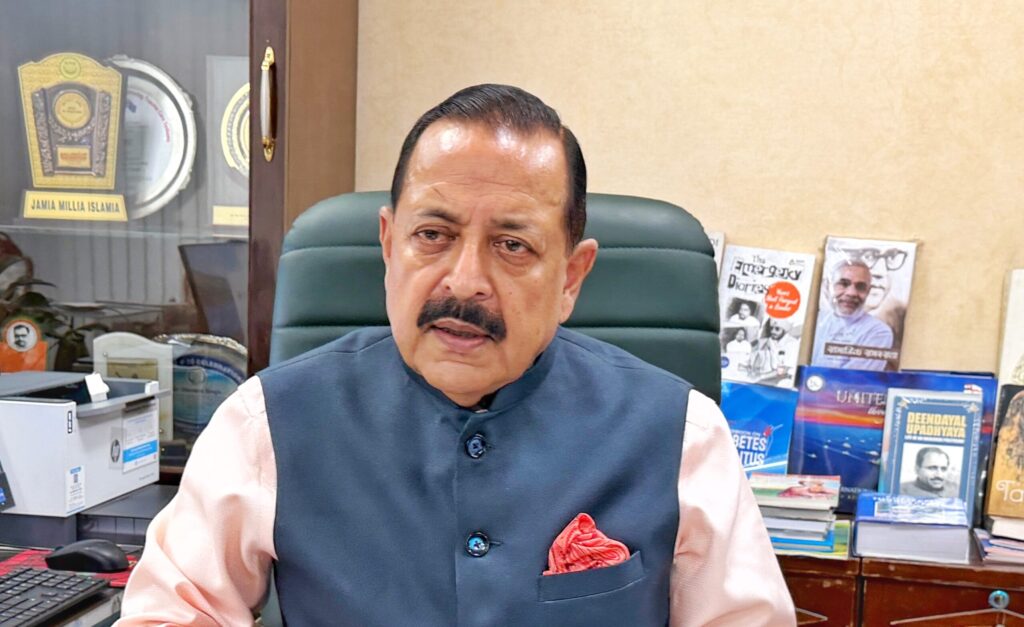 “Reflects strength, resilience of economy”: Union Minister Dr Jitendra Singh hails 7.8% GDP growth in Q1
