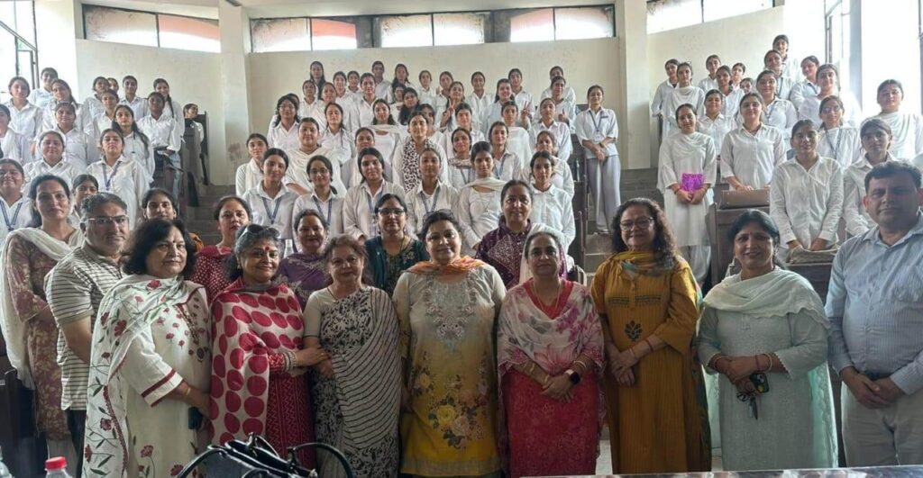 Hindi Pakhwada Programme held at P.S.P.S. Govt. College for Women Gandhi Nagar