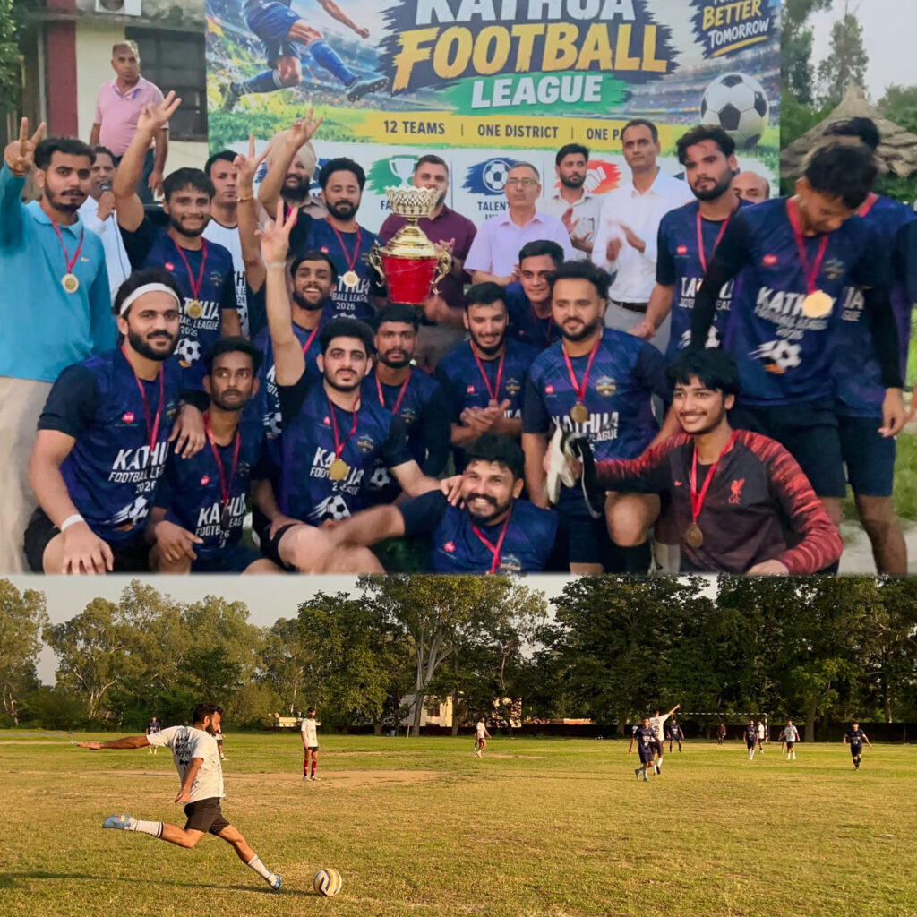 Hiranagar FC clinches maiden Kathua Football League Title