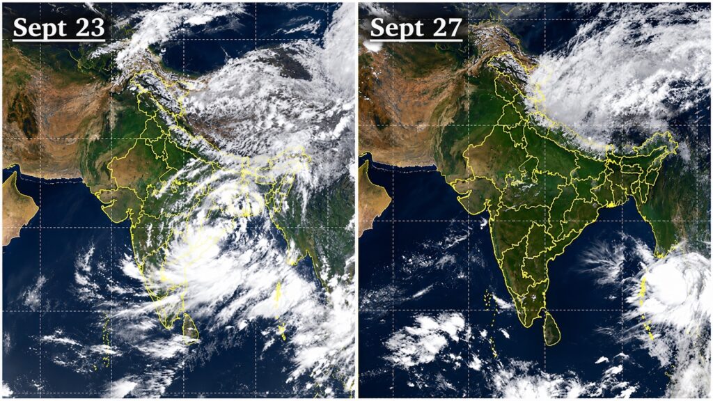 Monsoon Retreat Accelerates as Western Disturbance Sweeps Northern India