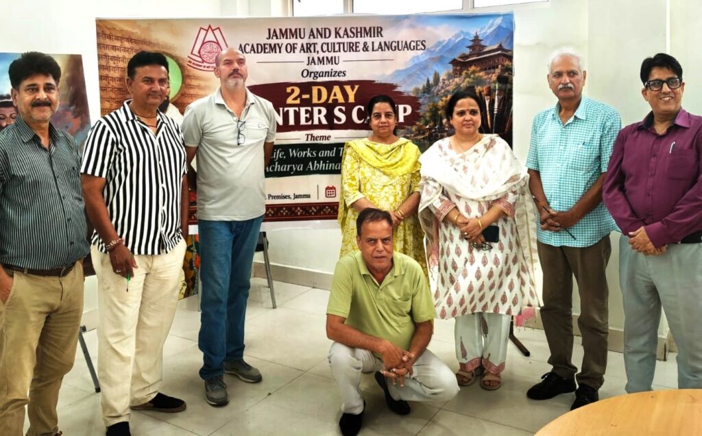 JKAACL organises 2-day Painters’ Camp on Life, Works and Times of Acharya Abhinav Gupta