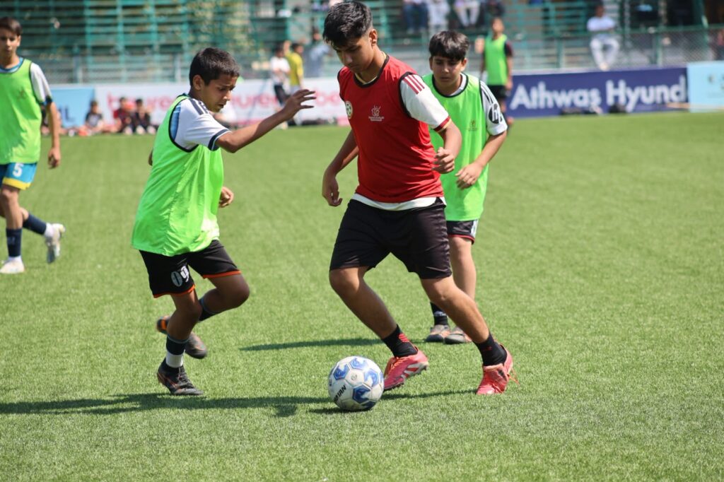 JKSC conducts UT-level trials for Sub-Junior Boys Football at the TRC Synthetic Football Turf