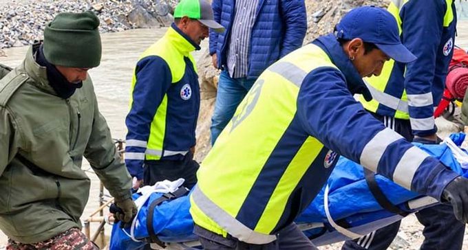 Two labourers die as earth caves in during road construction in Ladakh
