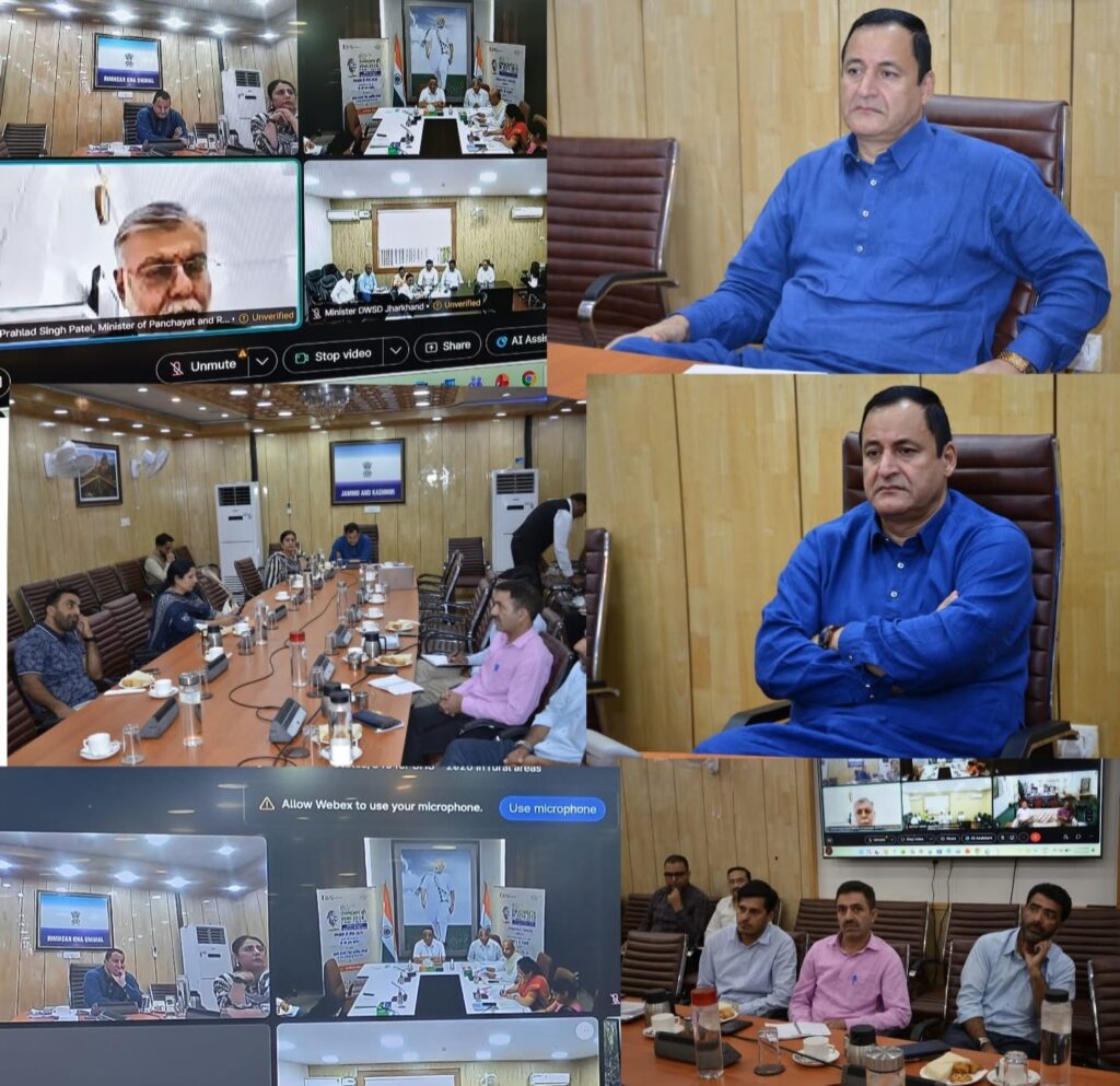 Javid Dar attends national launch of Swachh Seva Aankalan, discusses SHS 2026 preparations
