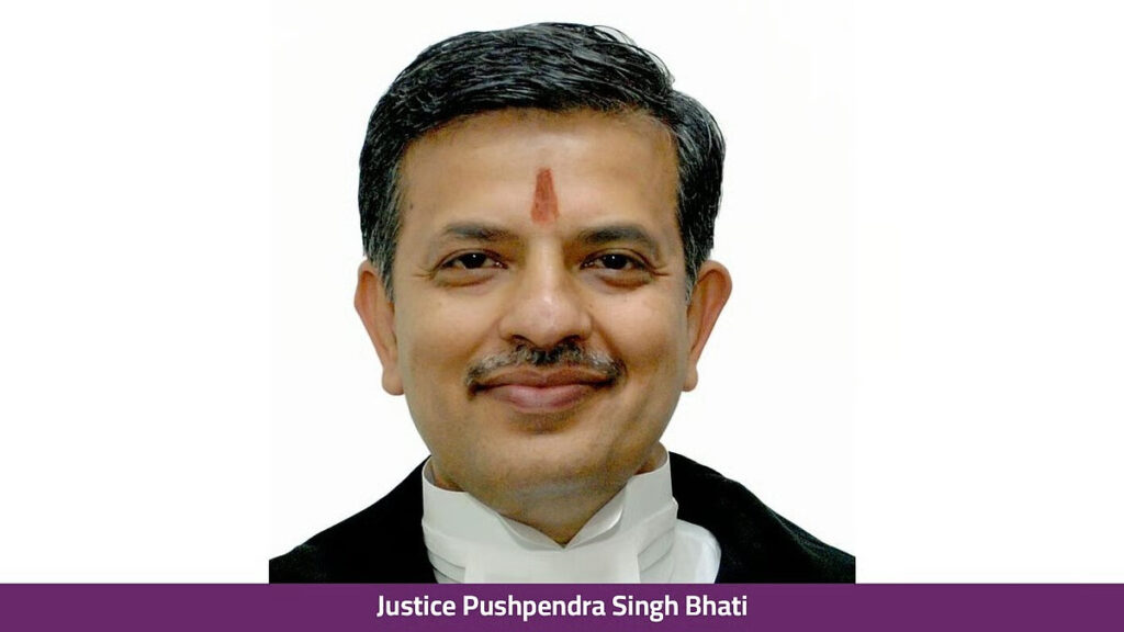Justice Pushpendra Singh Bhati Appointed Chief Justice of J&K and Ladakh High Court