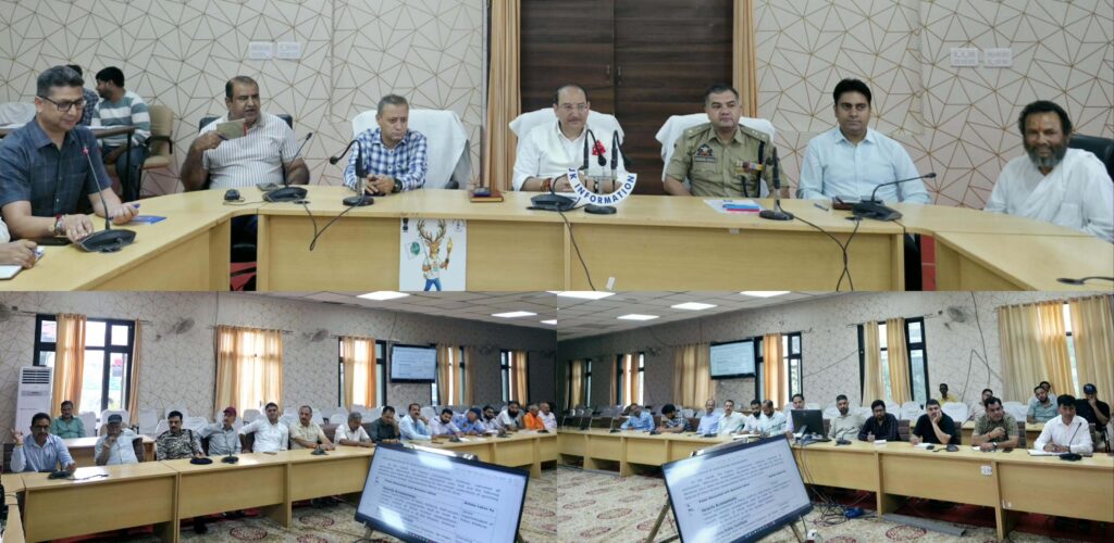 Kishtwar Admin finalises arrangements for Shri Krishna Janmashtami, Shobha Yatra
