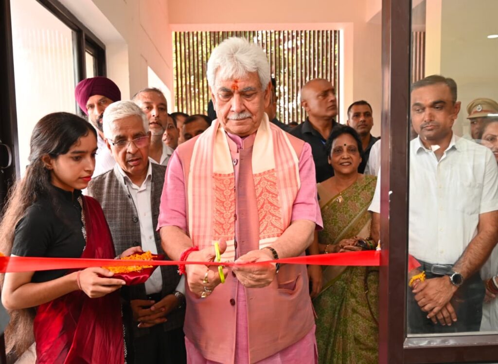 LG Sinha Inaugurates New Facilities at University of Jammu, Stresses Human Values in Age of AI