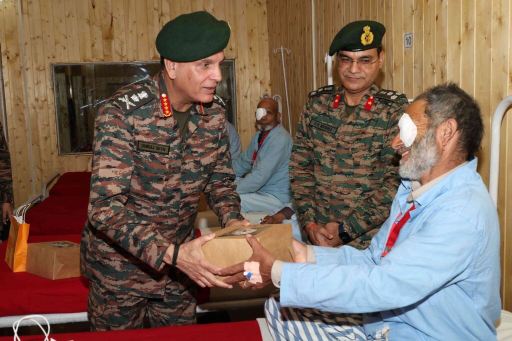 Lt Governor lauds Armed Forces Medical Services for restoring sight of 220 patients under ‘Operation Drishti’ in Tangdhar, Karnah