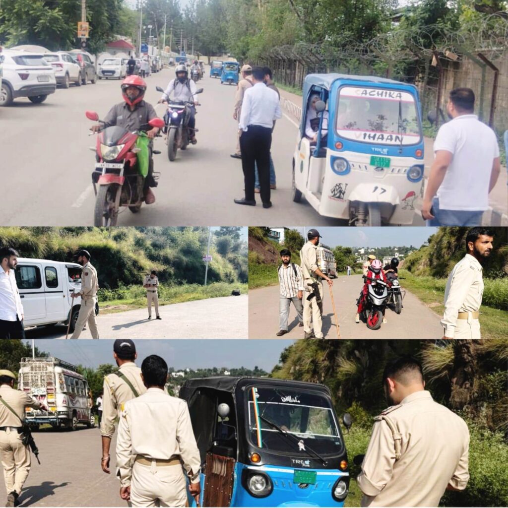 MVD Rajouri intensifies enforcement drive