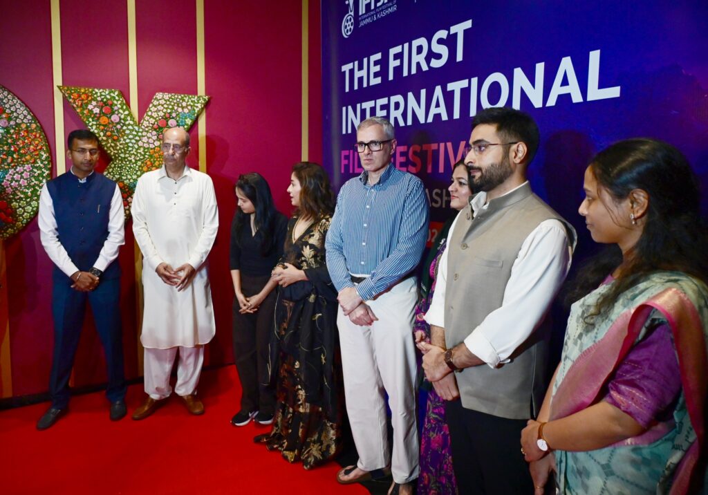CM Omar Abdullah watches ‘Mirzapur: The Movie’ at INOX Multiplex