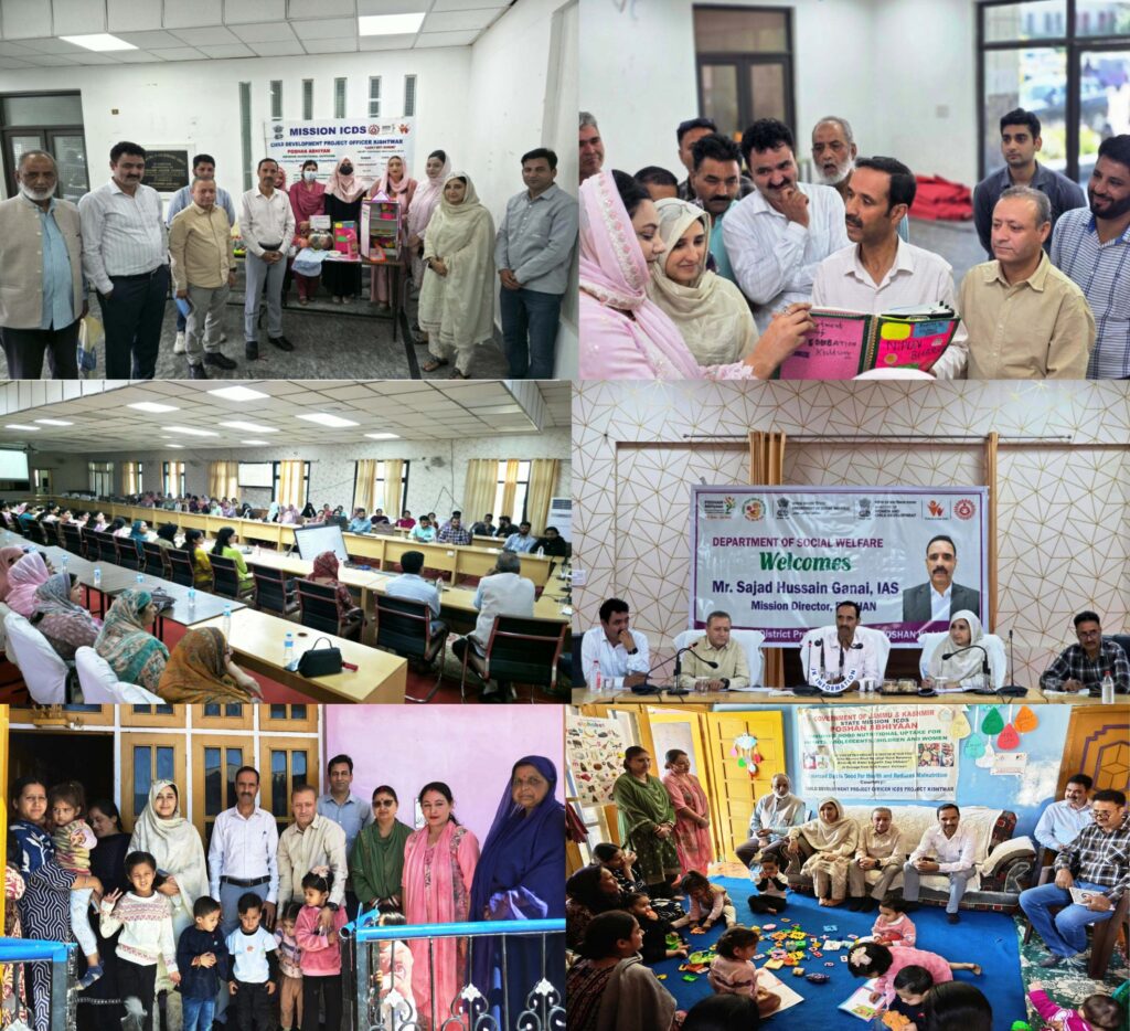 Mission Director POSHAN J&K reviews implementation of schemes in Kishtwar District