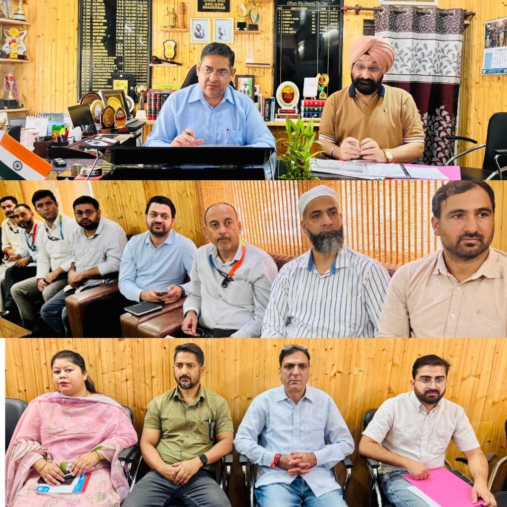 Mission YUVA review meeting held at Bhaderwah