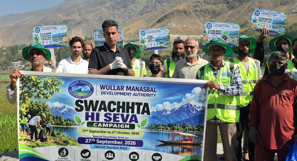 On World Tourism Day, WMDA conducts awareness drive around Manasbal