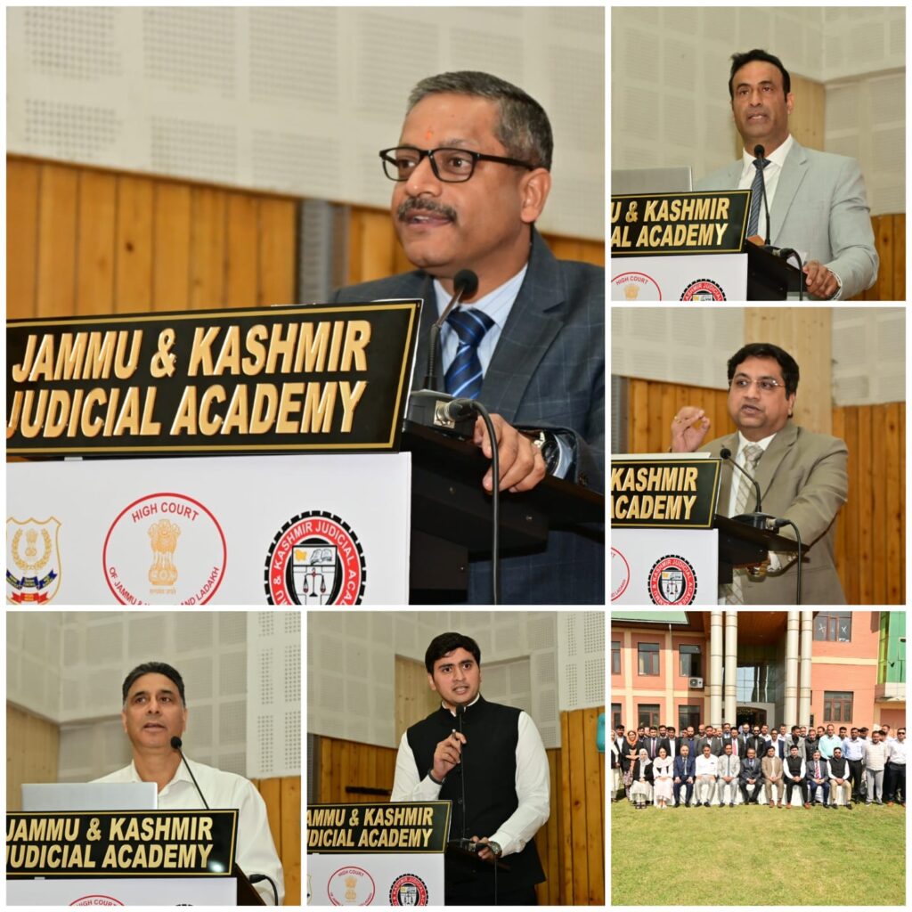 One Day sensitization Programme on “Issues Related to Narcotics” held at J&K Judicial Academy Sgr