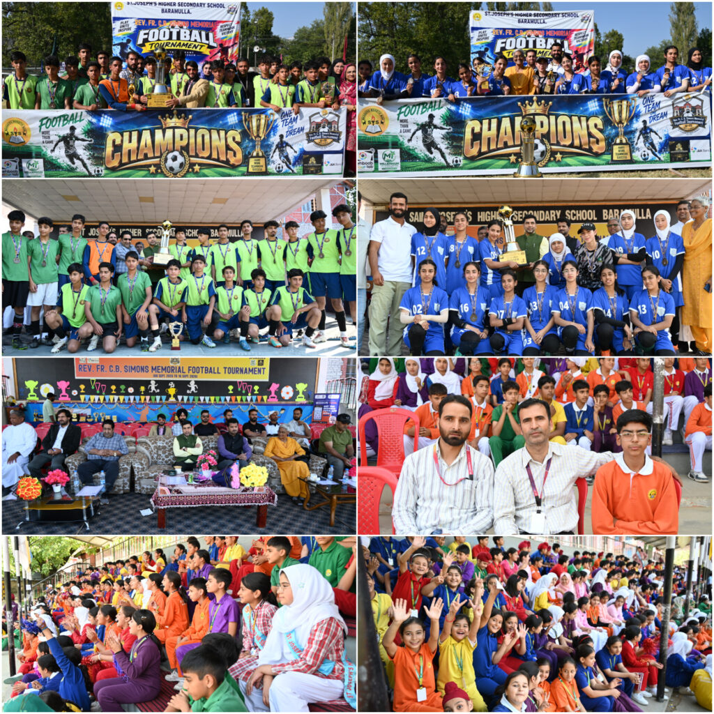 Presentation Convent Srinagar, Netherfield Sopore Lift U-15 Football Titles