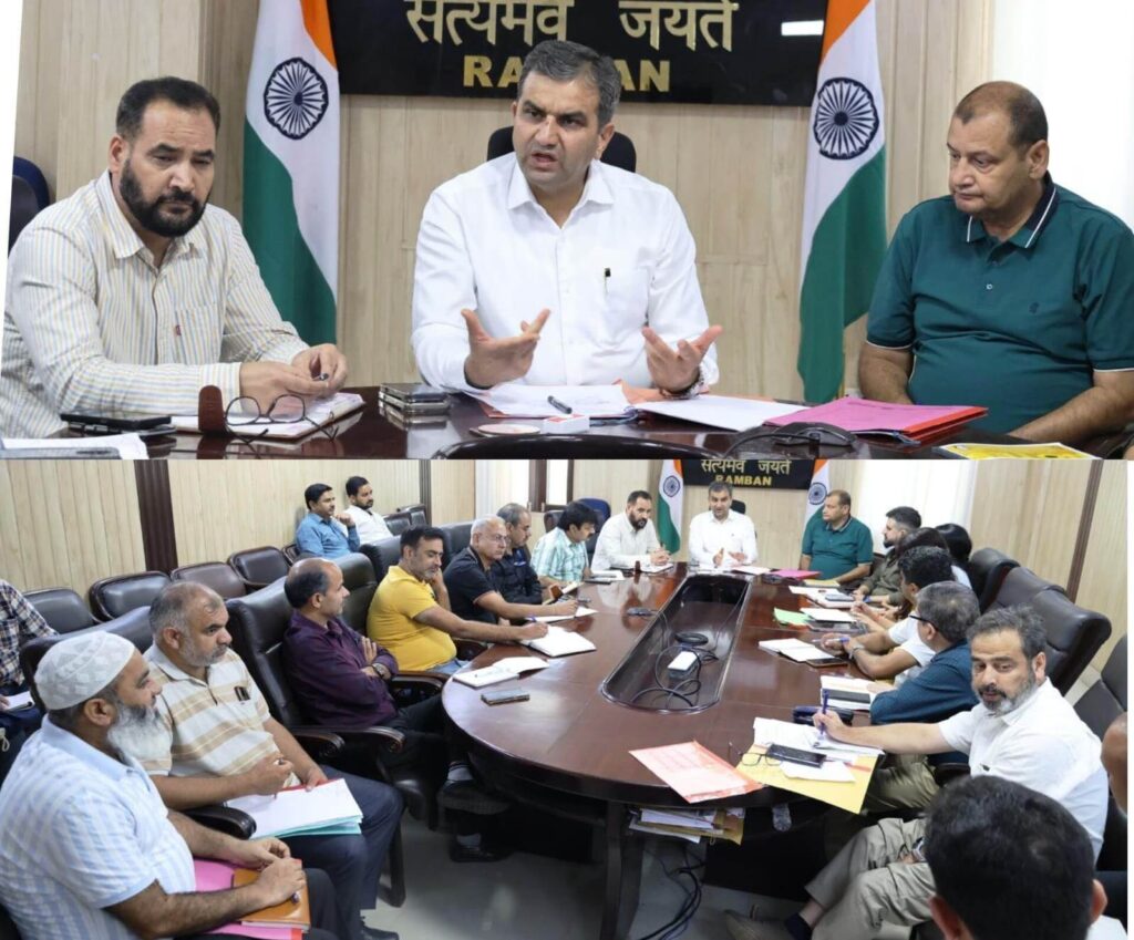 Ramban admin discusses action plan for time-bound implementation of NAPS