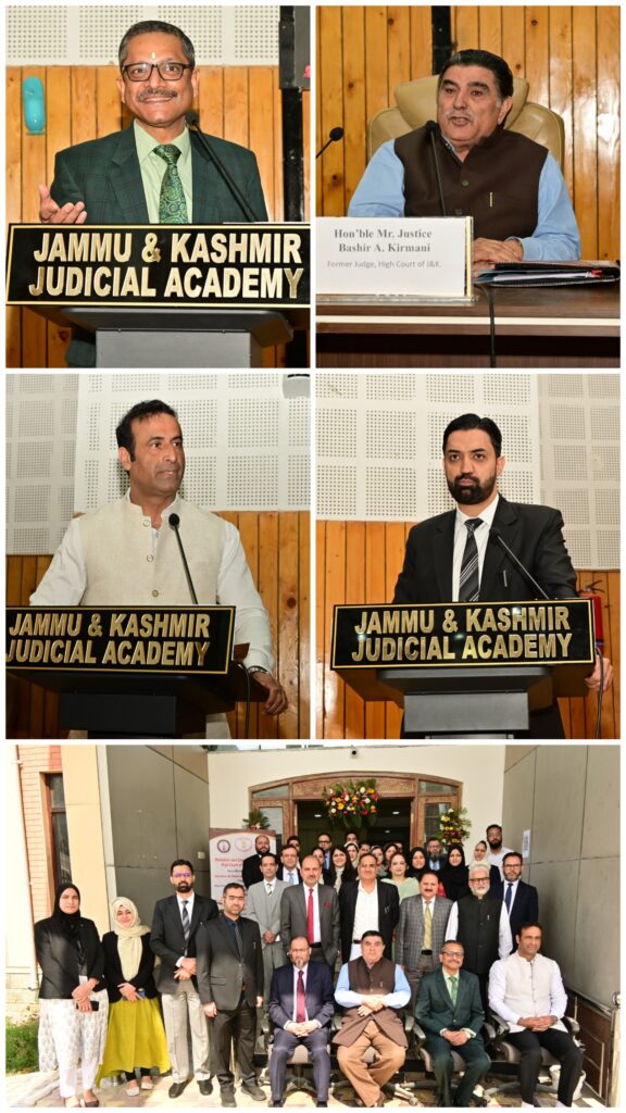 Referral Judges training held at J&K Judicial Academy under ‘Mediation for Nation 3.0’