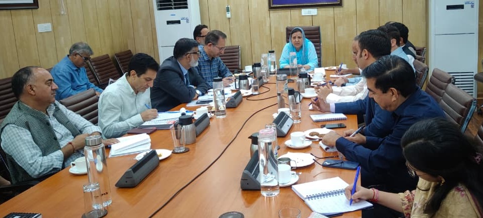 Sakeena Itoo reviews HRM Issues in School Education Department