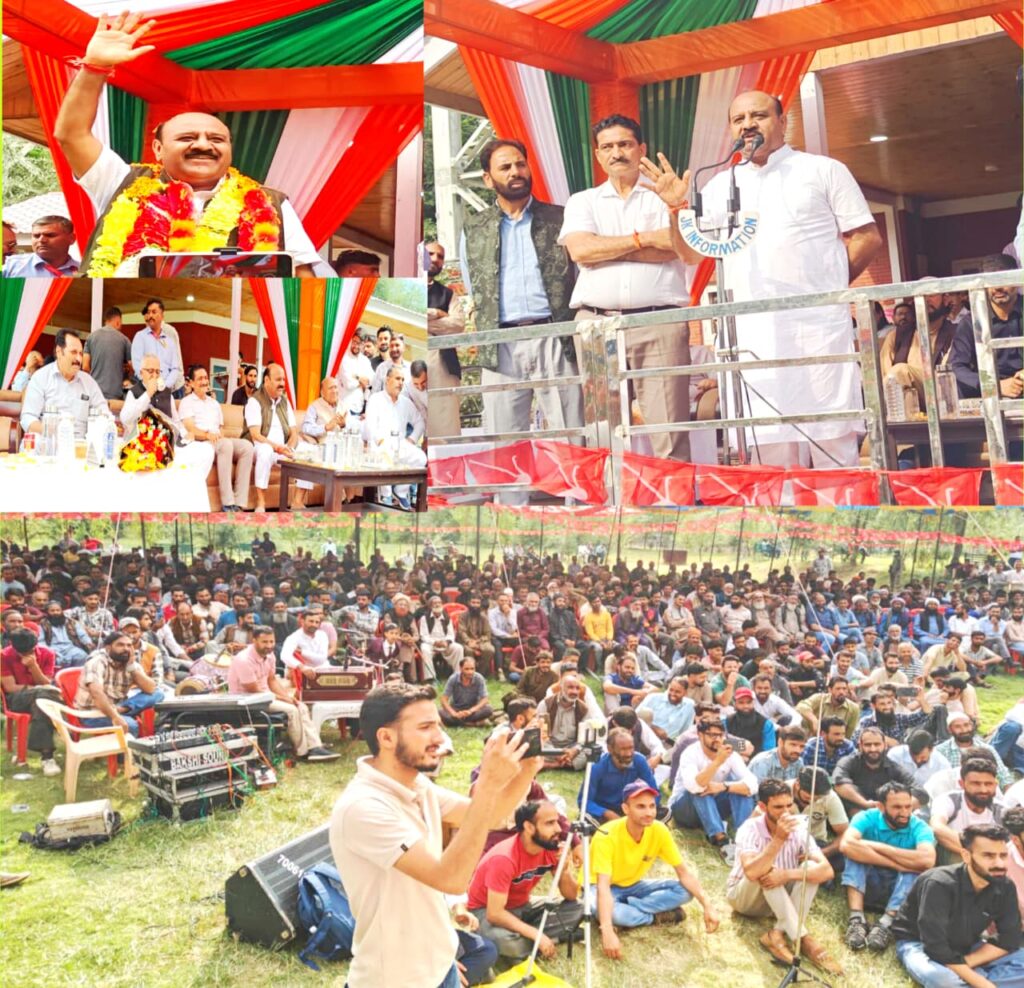 Dy CM holds public outreach programme at Chatroo; announces small Industrial Estate