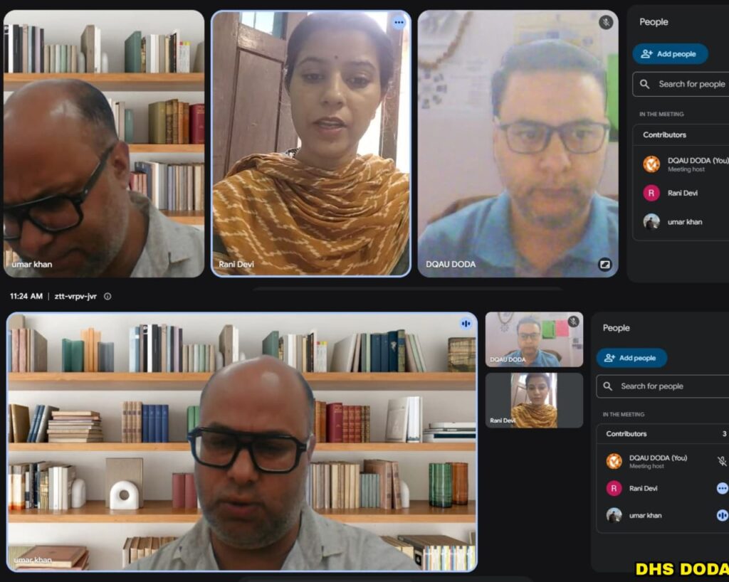 Virtual mock assessment of AAM SC Bhaboore conducted