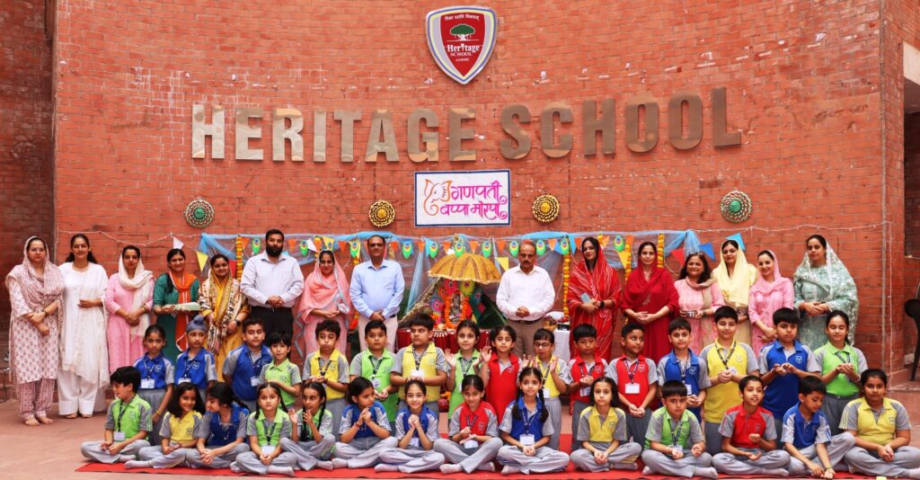 Heritage School Celebrates Ganesh Chaturthi with Devotion and Eco-Consciousness
