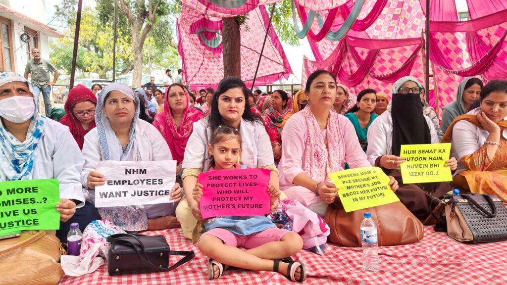 NHM Employees Defer Strike After Written Assurance from Health Minister Sakeena Itoo