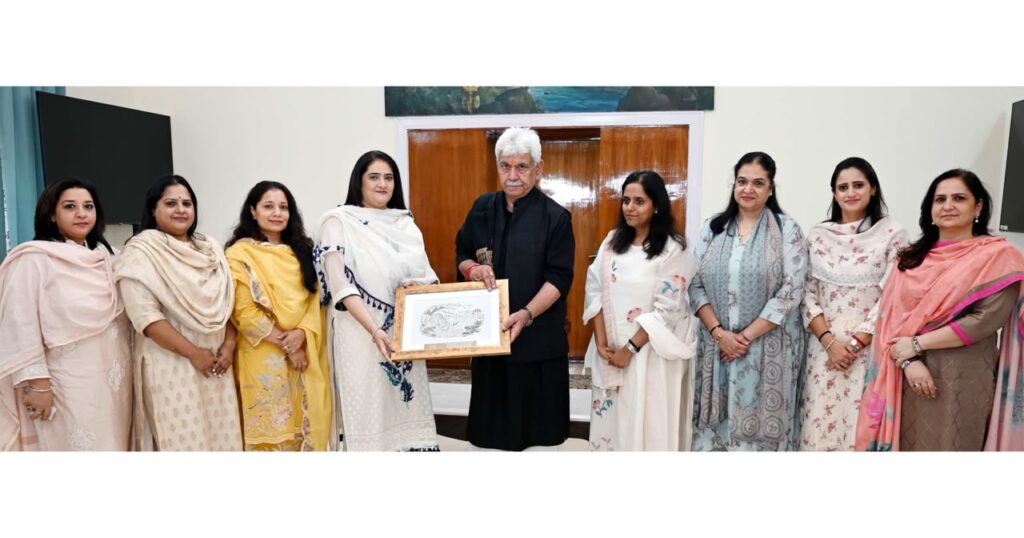 FICCI FLO J&K and Ladakh Delegation Meets LG Manoj Sinha