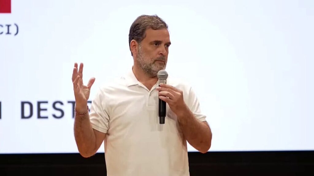 “Lok Sabha elections, 2024 elections, and Vidhan Sabha elections are all being rigged”: Rahul Gandhi targets ECI amid SIR row