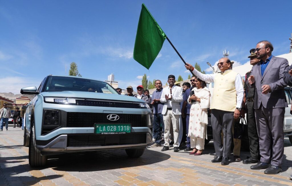 Ladakh Unveils First Three-Tier Parking Facility in Leh, Pushes EV Mobility