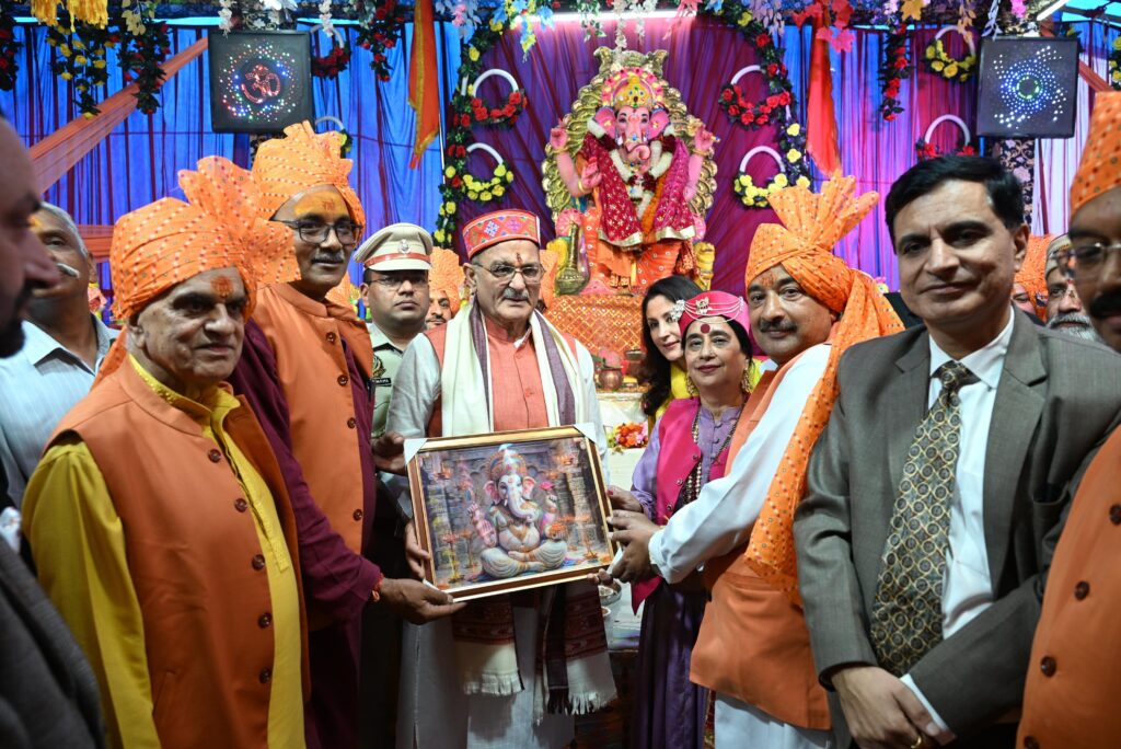 Governor Kavinder Gupta Joins Ganesh Utsav in Shimla, Calls for Preservation of Sanatan Traditions