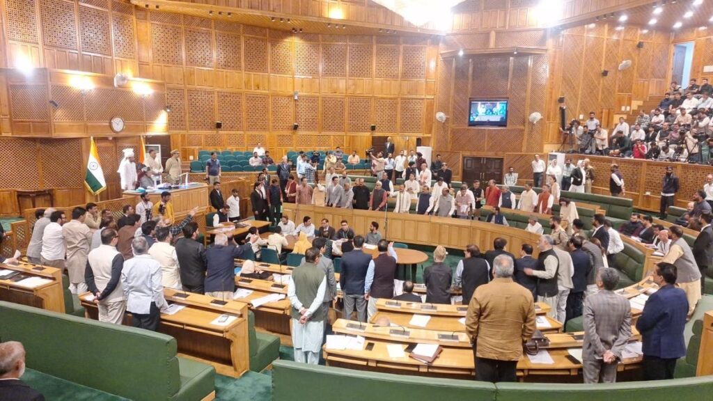 Fresh Uproar in J&K Assembly Over Statehood Resolution, BJP Walks Out