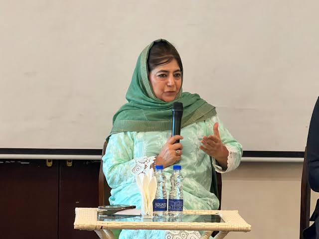 Mehbooba Mufti accuses BJP of policing vocabulary of Muslims after IPS officer’s transfer in West Bengal