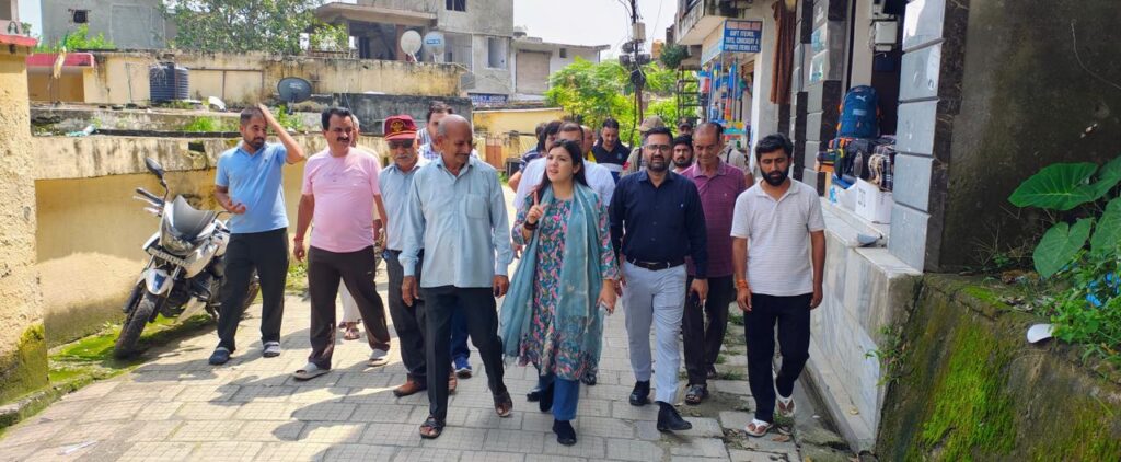 Devyani Rana Allocates ₹12.5 Lakh for Nagrota Shamshan Ghat Approach Road, Protection Work in Durga Vihar