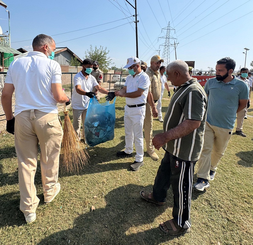 20 JKAP IR organises Cleanliness Awareness, Shramdaan Drive
