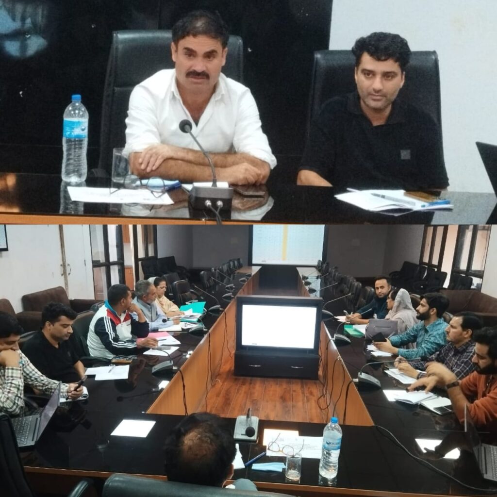 ACD Poonch reviews progress of rural development works
