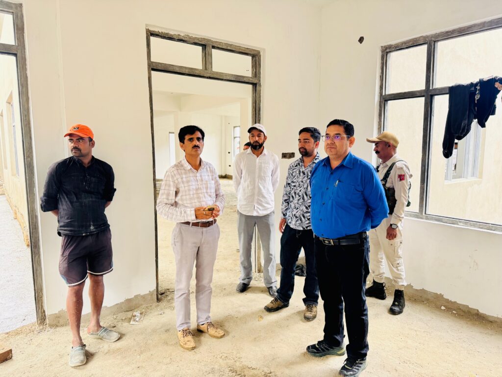 ADC inspects ongoing development works across Sub-District Bhaderwah