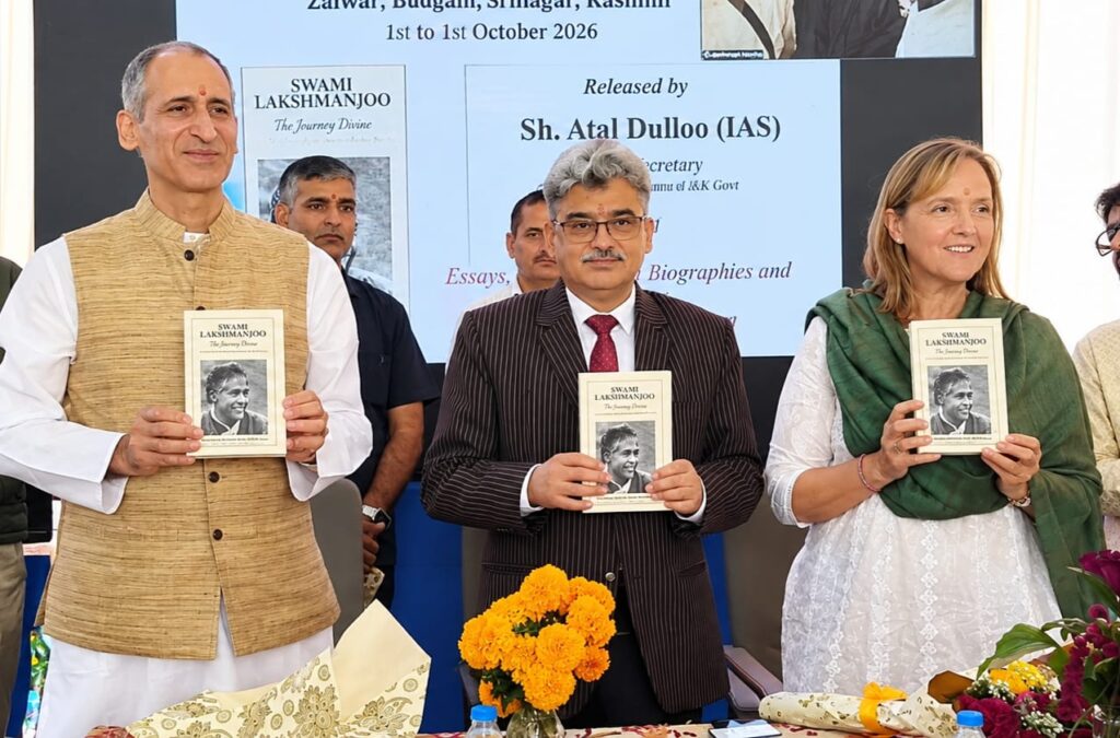 Chief Secretary releases book on Swami Lakshmanjoo at historic Ishwar Ashram