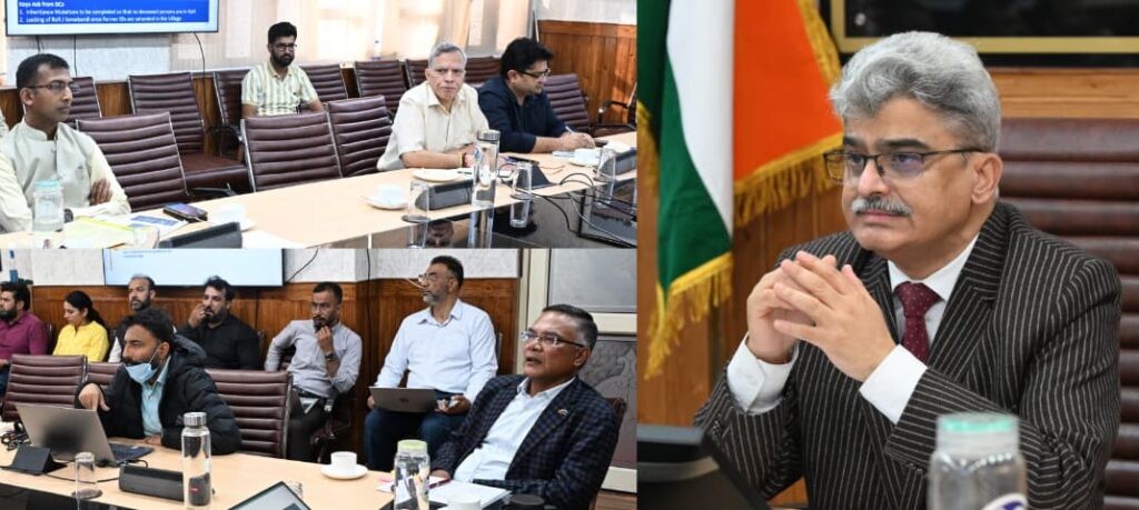 J&K Accelerates Land Record Digitisation, AgriStack Rollout