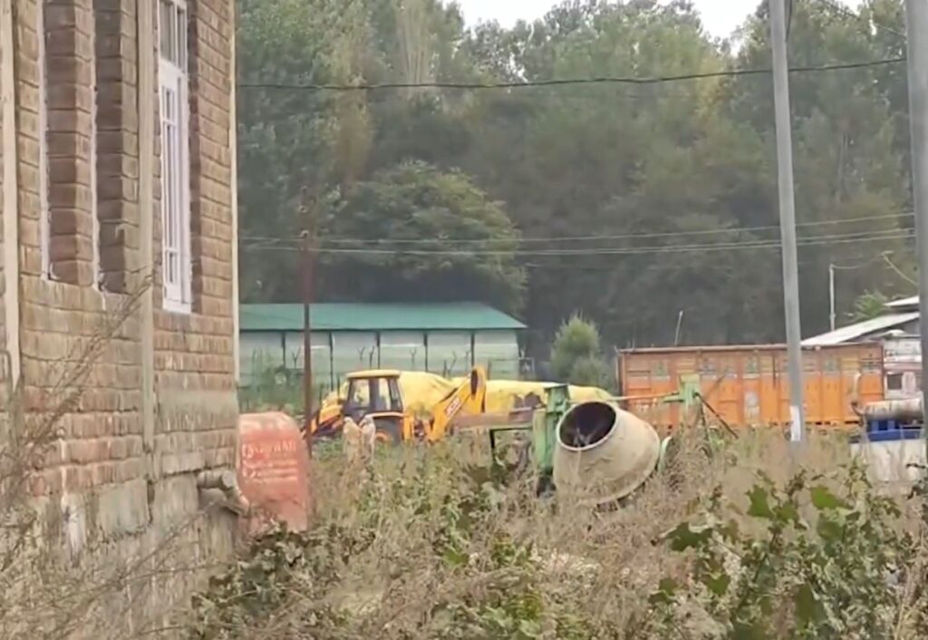 J&K authorities demolishes illegally built house of Afzal Guru’s relative in Baramulla