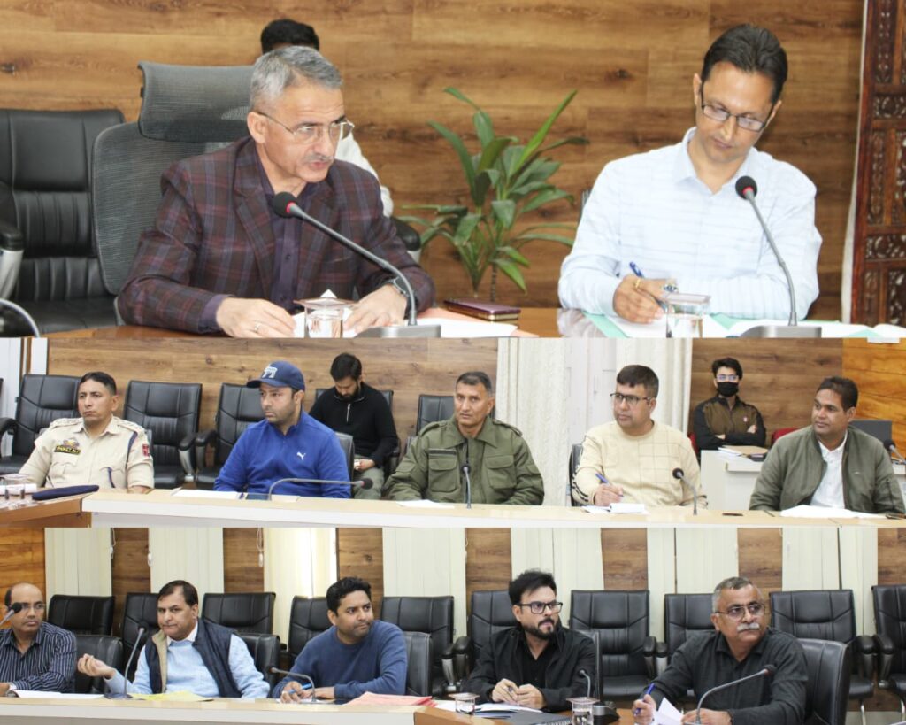 DC Doda chairs District Road Safety Committee Meeting