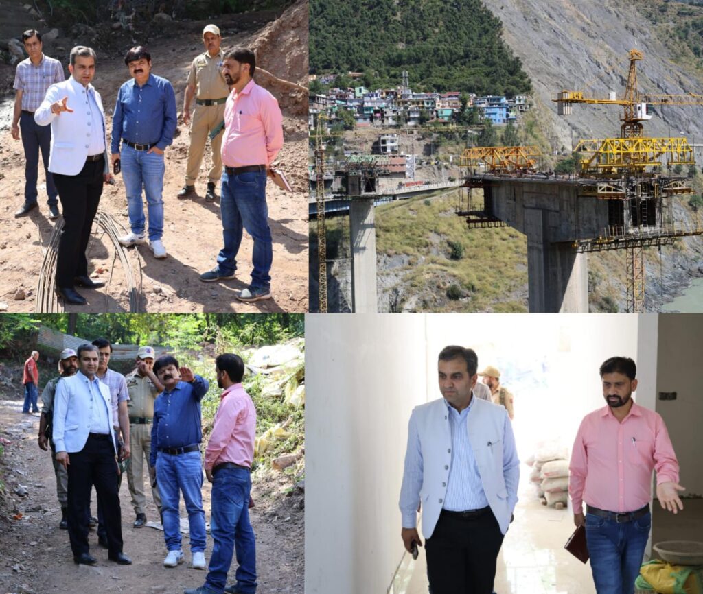 DC Ramban inspects progress of major development projects