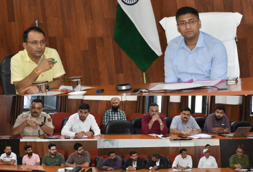 DC Reasi reviews arrangements for Navratra, Dussehra celebrations