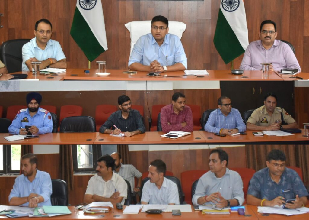 DC Reasi reviews road safety measures in district