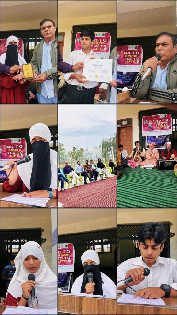 DIPR’s Cultural Unit Kashmir holds Drug-Abuse Awareness Programme at GGHS Wakoora