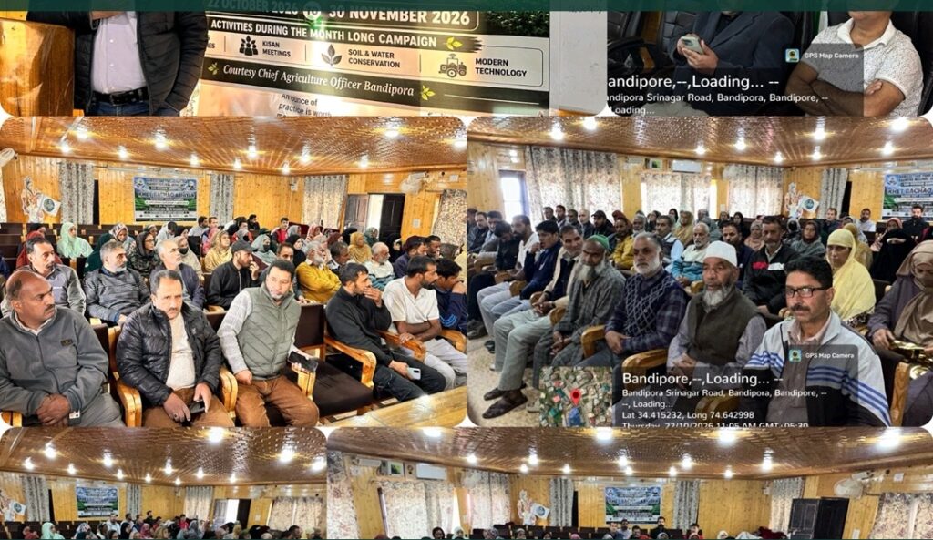 Agriculture Department Kashmir launches Khet Bachao Abhiyan campaign