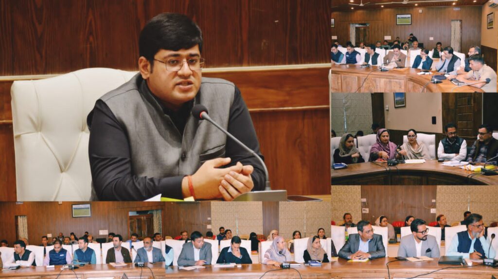 DC Budgam chairs Introductory Meeting with District, Sectoral Officers
